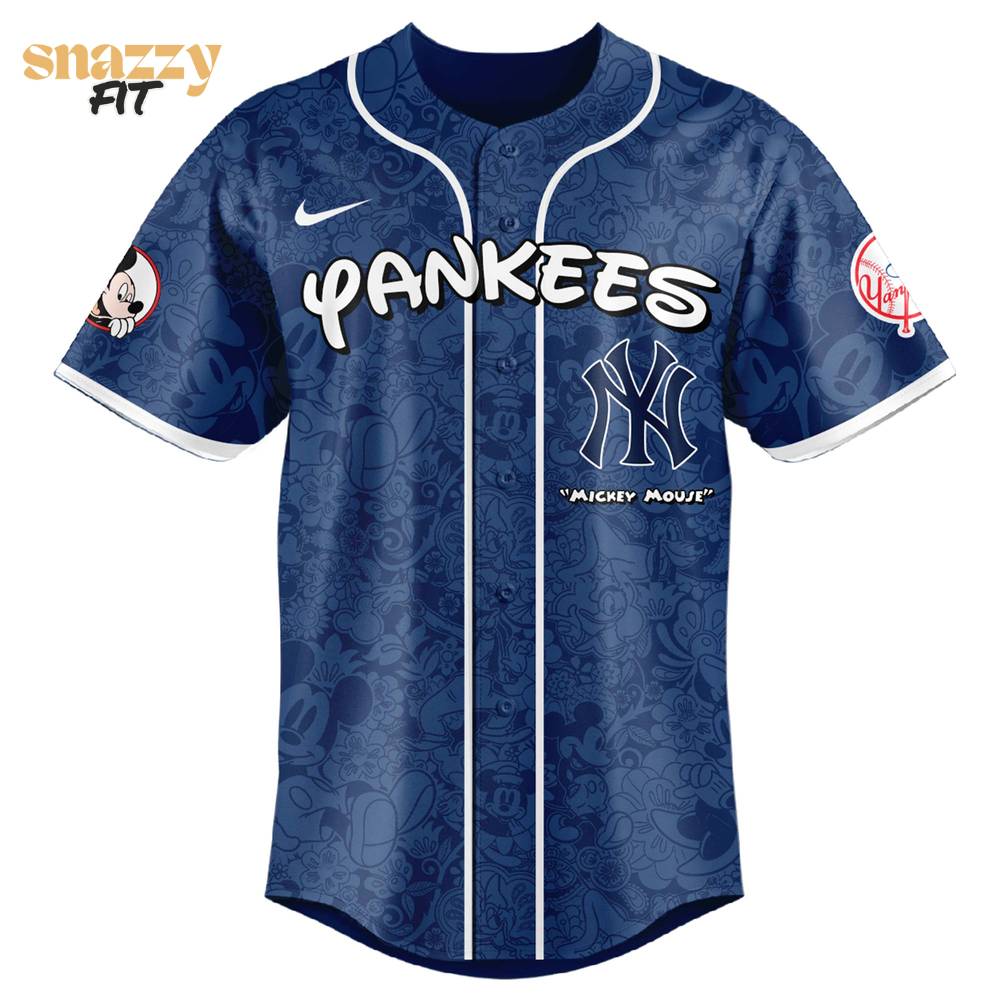 New York Yankees Mickey Night Game Jersey New York Yankees Mickey Night Game Jersey