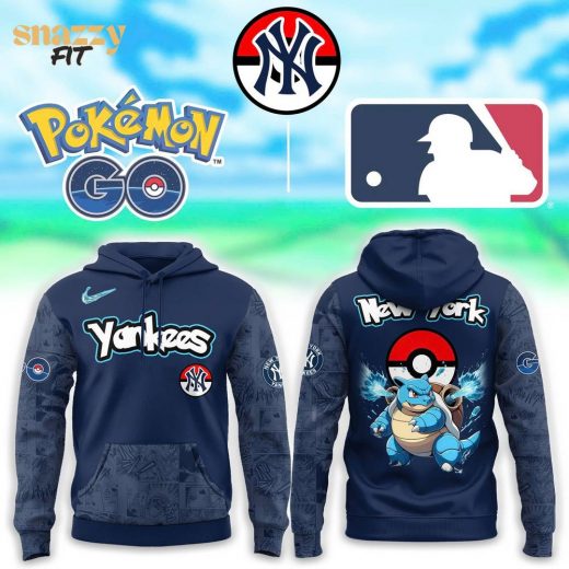 New York Yankees Pokemon Go Blastoise Hoodie