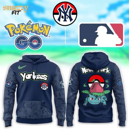 New York Yankees Pokemon Go Bulbasaur Hoodie