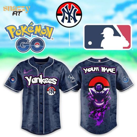 New York Yankees Pokemon Go Gengar Jersey