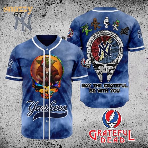 New York Yankees Star Wars x Grateful Dead Jersey