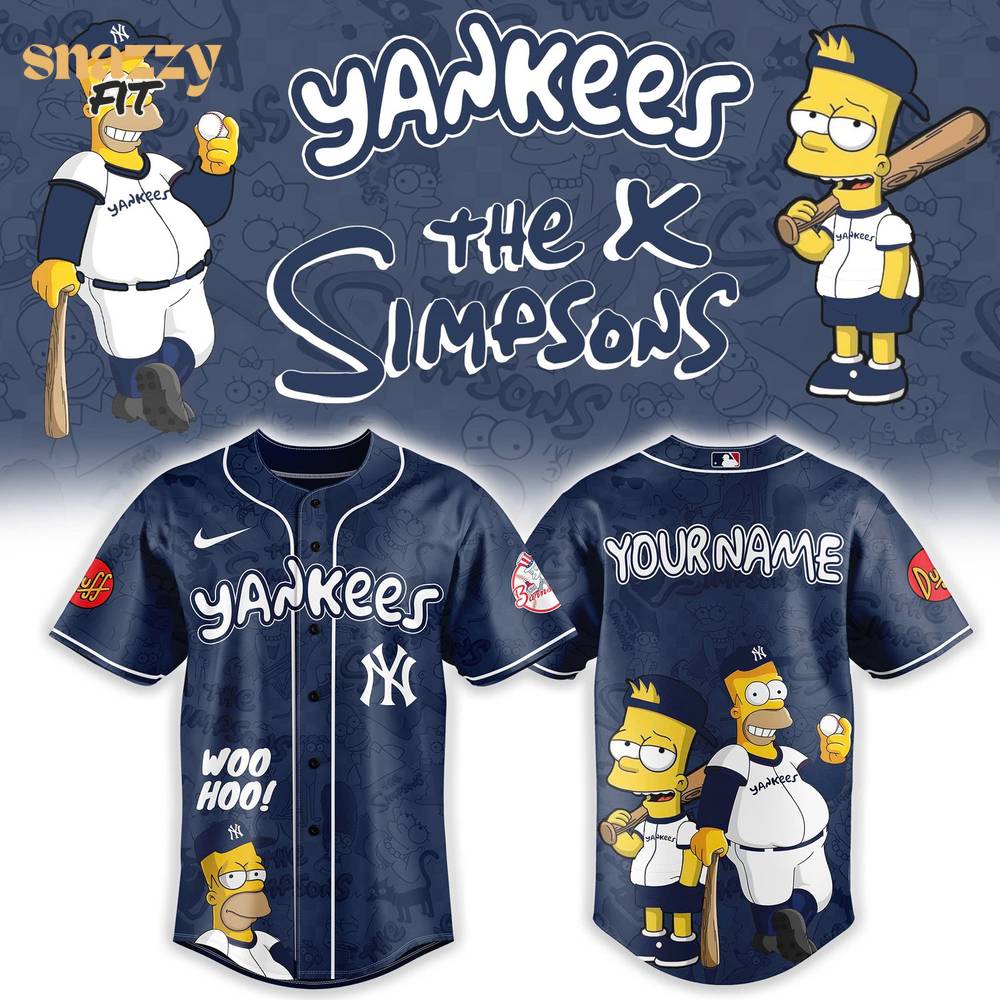 New York Yankees The Simpsons Heritage Jersey New York Yankees The Simpsons Heritage Jersey