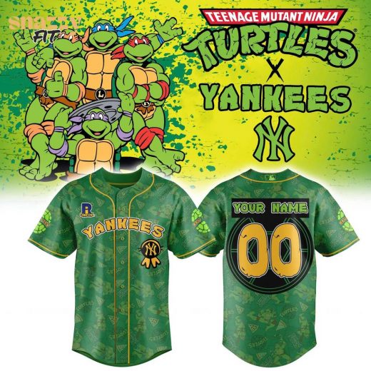 New York Yankees Turtle Powered RI Comic Jersey