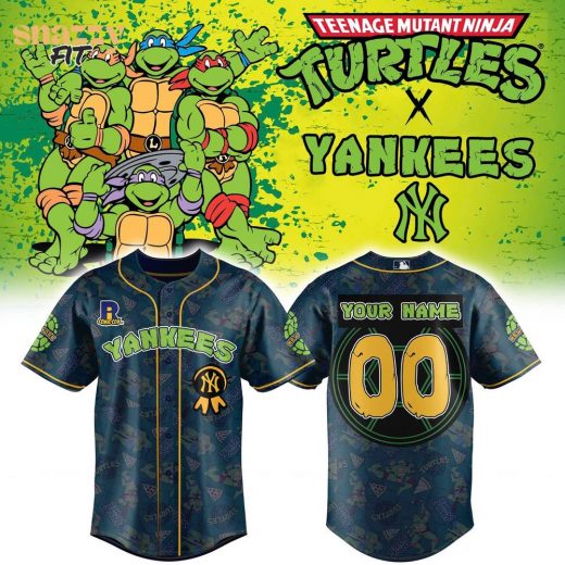 New York Yankees Turtle Powered RI Comic Jersey V2