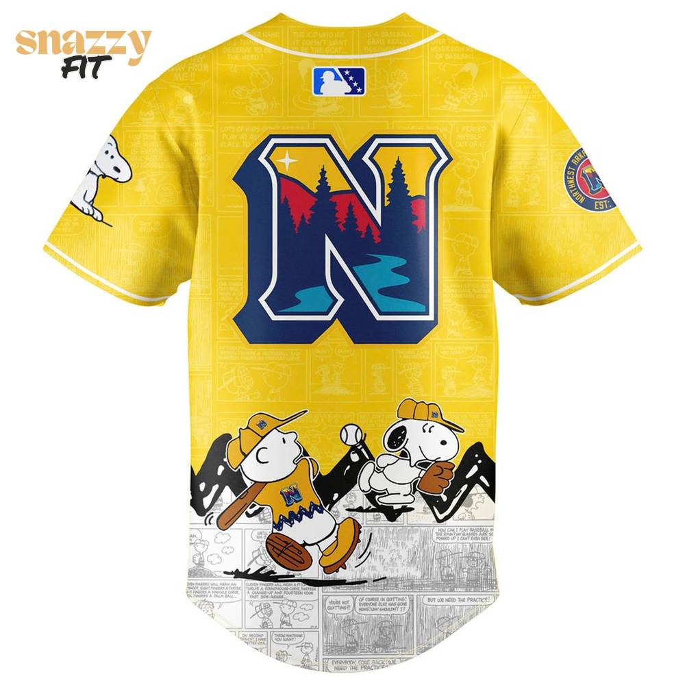 Northwest Arkansas Naturals Peanuts Night Special Jersey 2025 Northwest Arkansas Naturals Peanuts Night Special Jersey 2025