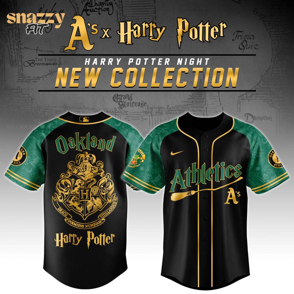 Oakland Athletics Harry Potter Special Edition Jersey Oakland Athletics Harry Potter Special Edition Jersey