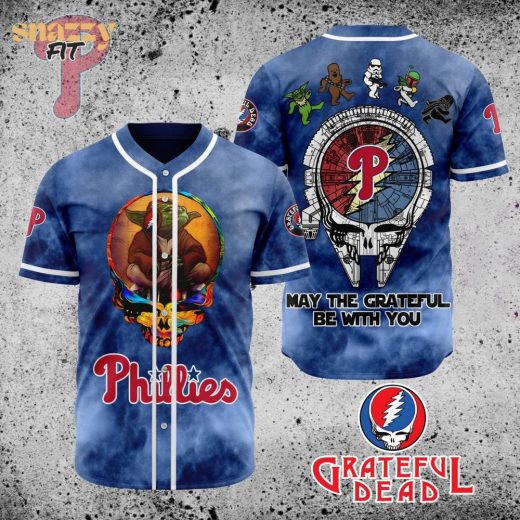 Philadelphia Phillies Star Wars x Grateful Dead Jersey