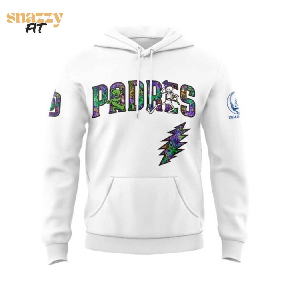 San Diego Padres Grateful Dead Night Hoodie San Diego Padres Grateful Dead Night Hoodie