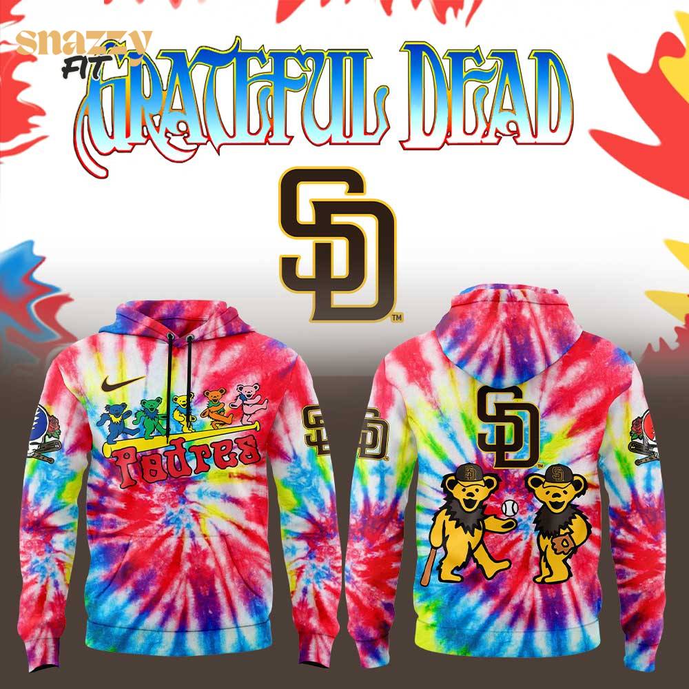 San Diego Padres Grateful Dead Night Hoodie Colorful San Diego Padres Grateful Dead Night Hoodie Colorful