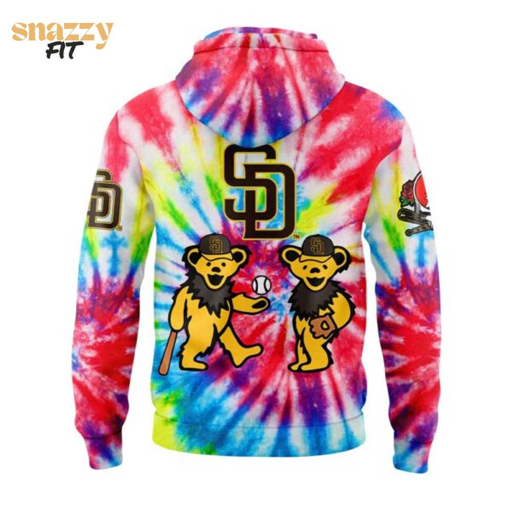 San Diego Padres Grateful Dead Night Hoodie Colorful San Diego Padres Grateful Dead Night Hoodie Colorful