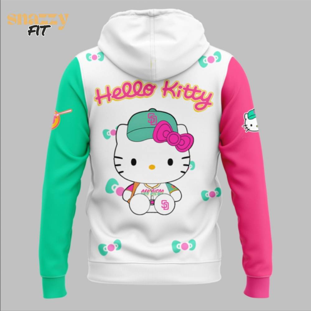 San Diego Padres Hello Kitty Night Hoodie 2025 San Diego Padres Hello Kitty Night Hoodie 2025