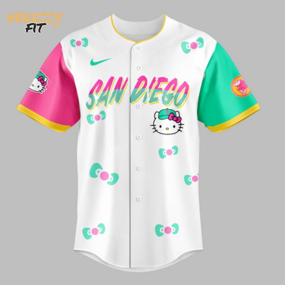 San Diego Padres Hello Kitty Night Jersey 2025 San Diego Padres Hello Kitty Night Jersey 2025