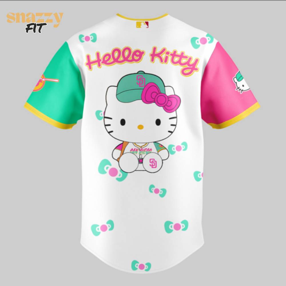San Diego Padres Hello Kitty Night Jersey 2025 San Diego Padres Hello Kitty Night Jersey 2025
