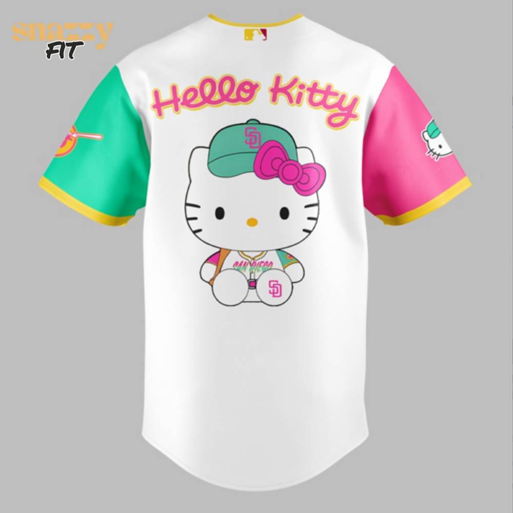 San Diego Padres Hello Kitty Night Jersey 2025 V2 San Diego Padres Hello Kitty Night Jersey 2025 V2