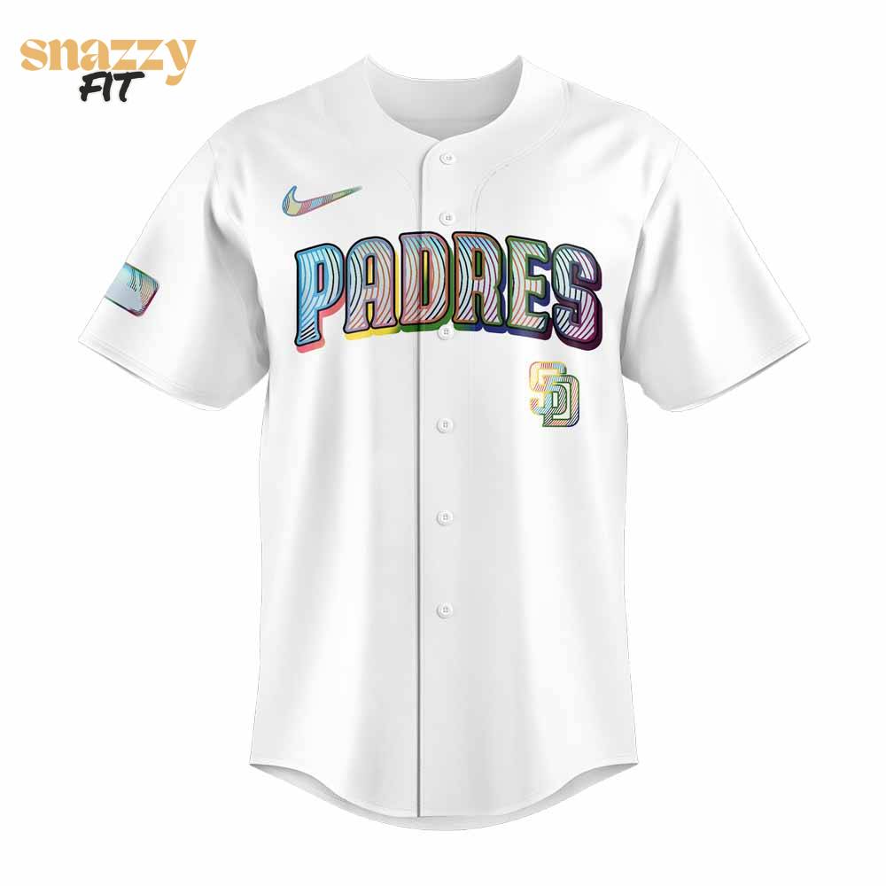 San Diego Padres LGBTQ Pride Night 2025 Jersey San Diego Padres LGBTQ Pride Night 2025 Jersey