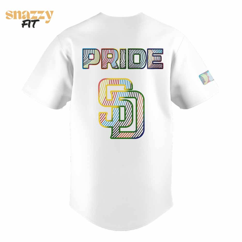 San Diego Padres LGBTQ Pride Night 2025 Jersey San Diego Padres LGBTQ Pride Night 2025 Jersey