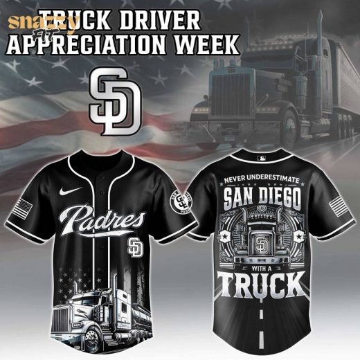 San Diego Padres Nation Truck Driver Appreciation Week Limited Edition Jersey 2025