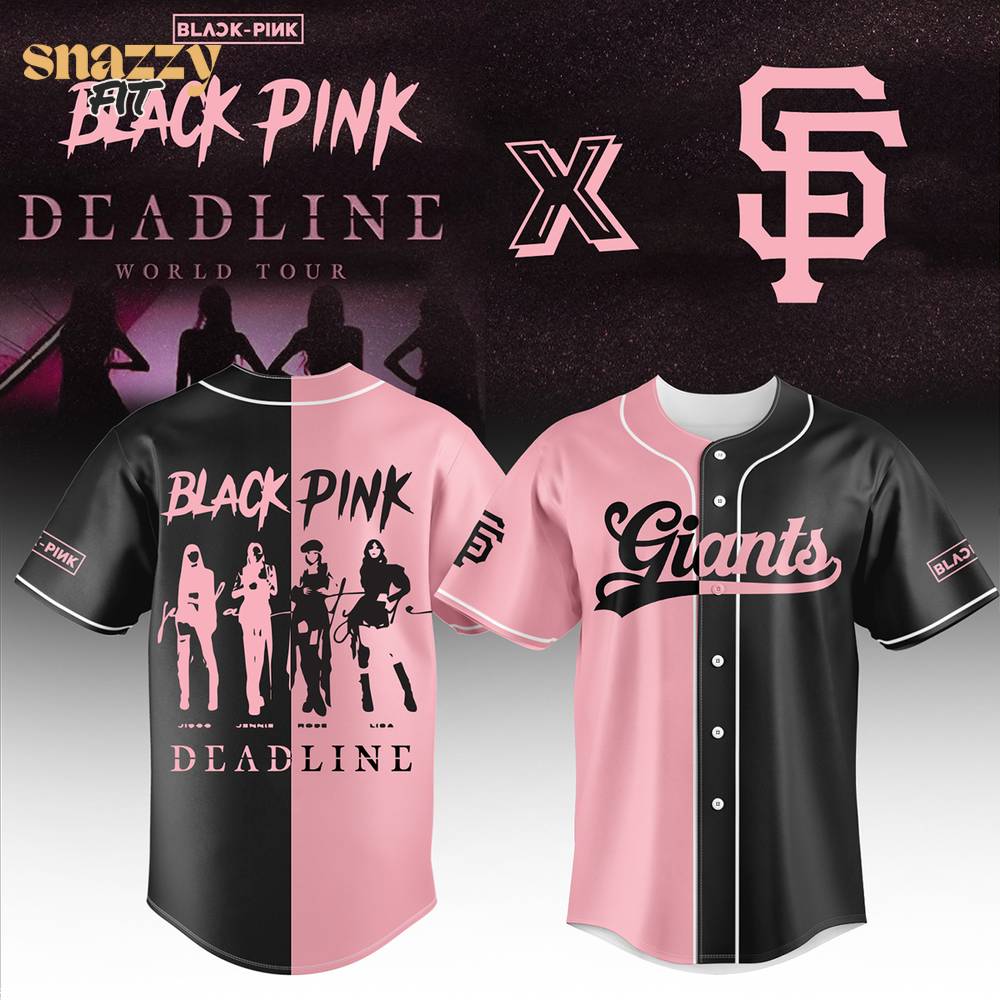 San Francisco Giants BLACKPINK Jersey San Francisco Giants BLACKPINK Jersey