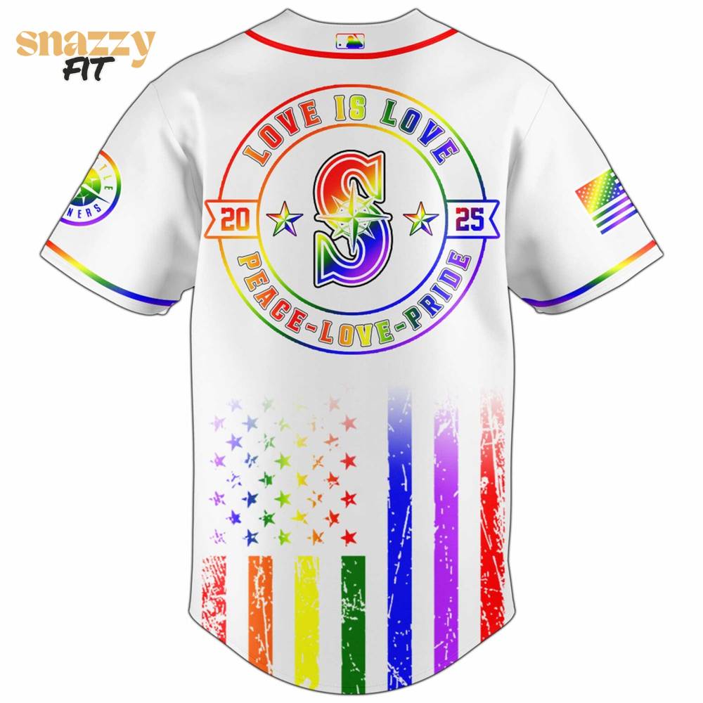 Seattle Mariners MLB Happy Pride Month Limited Edition Jersey 2025 Seattle Mariners MLB Happy Pride Month Limited Edition Jersey 2025