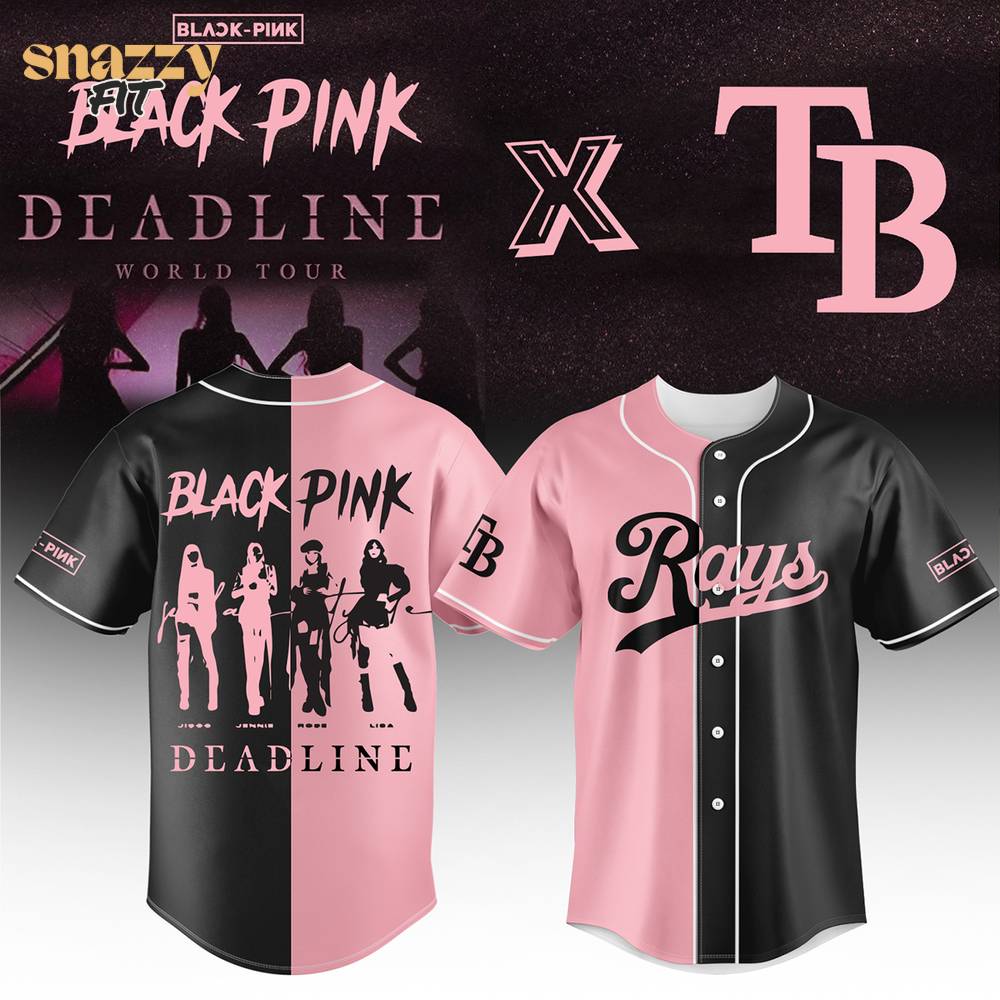 Tampa Bay Rays BLACKPINK Jersey Tampa Bay Rays BLACKPINK Jersey
