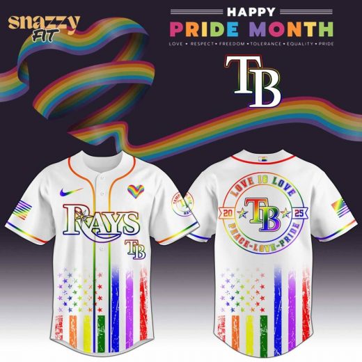Tampa Bay Rays MLB Happy Pride Month Limited Edition Jersey 2025