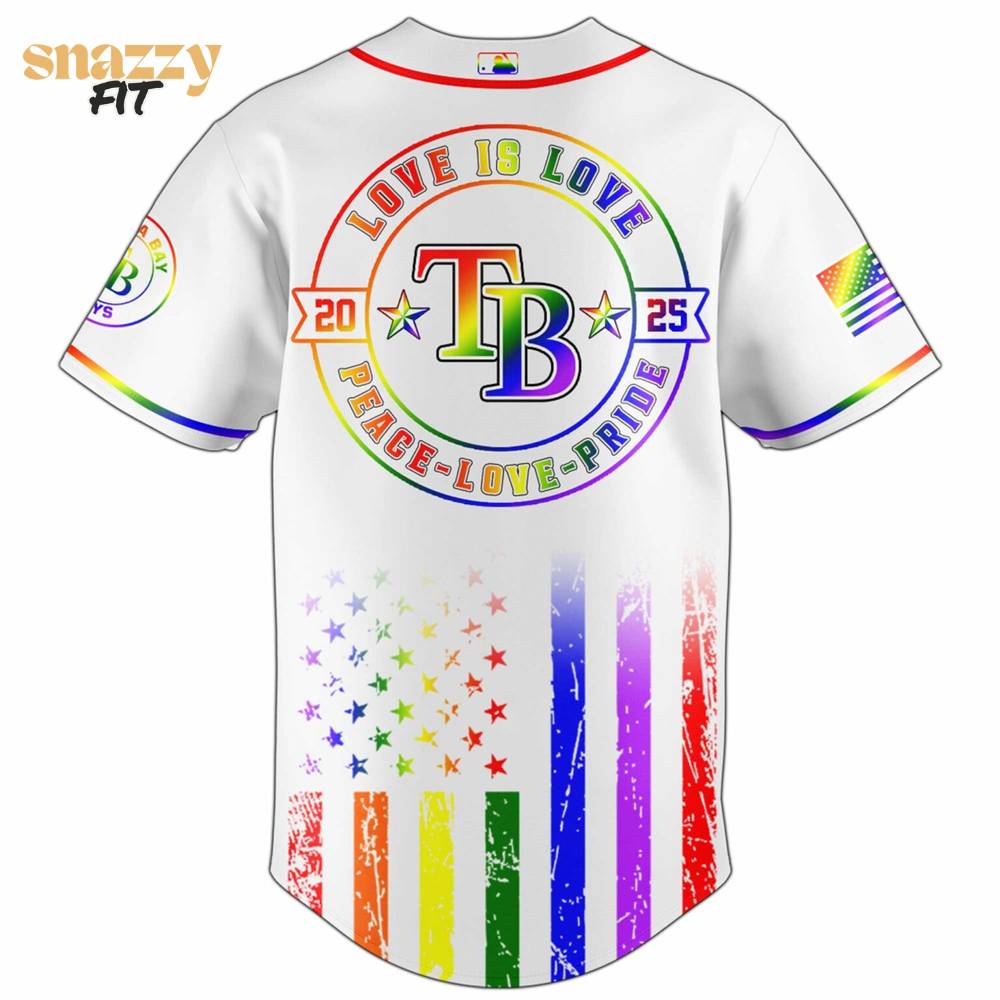 Tampa Bay Rays MLB Happy Pride Month Limited Edition Jersey 2025 Tampa Bay Rays MLB Happy Pride Month Limited Edition Jersey 2025