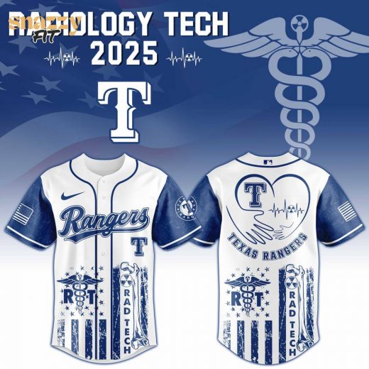 Texas Rangers Radiology Tech Night Exclusive Design Jersey