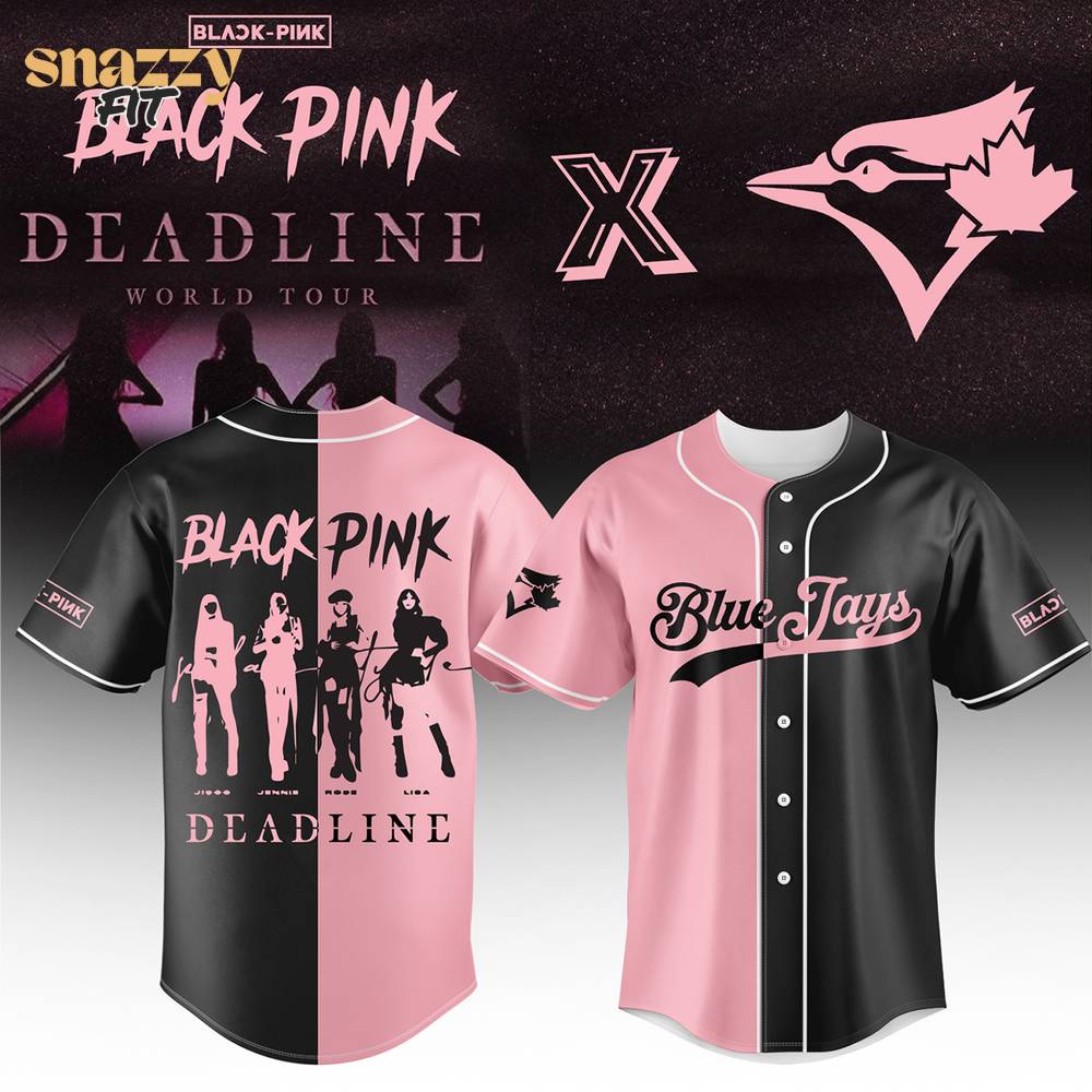 Toronto Blue Jays BLACKPINK Jersey Toronto Blue Jays BLACKPINK Jersey
