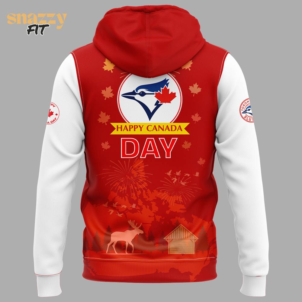 Toronto Blue Jays Happy Canada Day 2025 Limited Edition Hoodie Toronto Blue Jays Happy Canada Day 2025 Limited Edition Hoodie