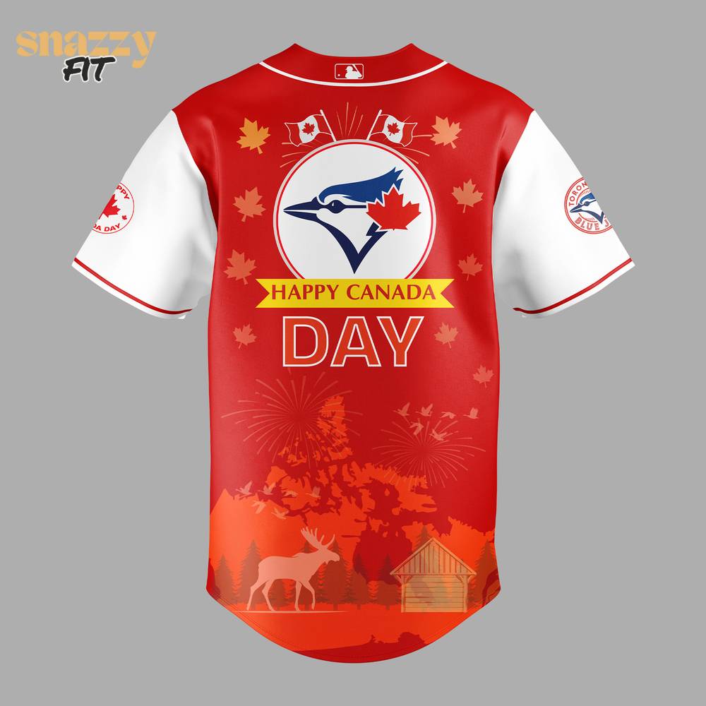 Toronto Blue Jays Happy Canada Day 2025 Limited Edition Jersey Toronto Blue Jays Happy Canada Day 2025 Limited Edition Jersey