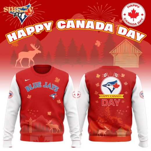 Toronto Blue Jays Happy Canada Day 2025 Limited Edition Sweatshirt