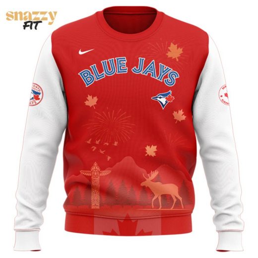 Toronto Blue Jays Happy Canada Day 2025 Limited Edition Sweatshirt