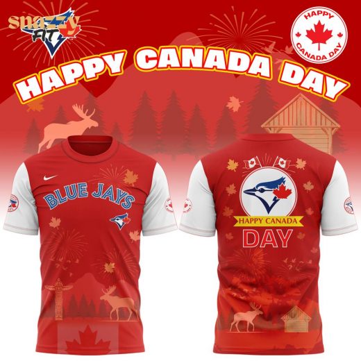 Toronto Blue Jays Happy Canada Day 2025 Limited Edition Tshirt