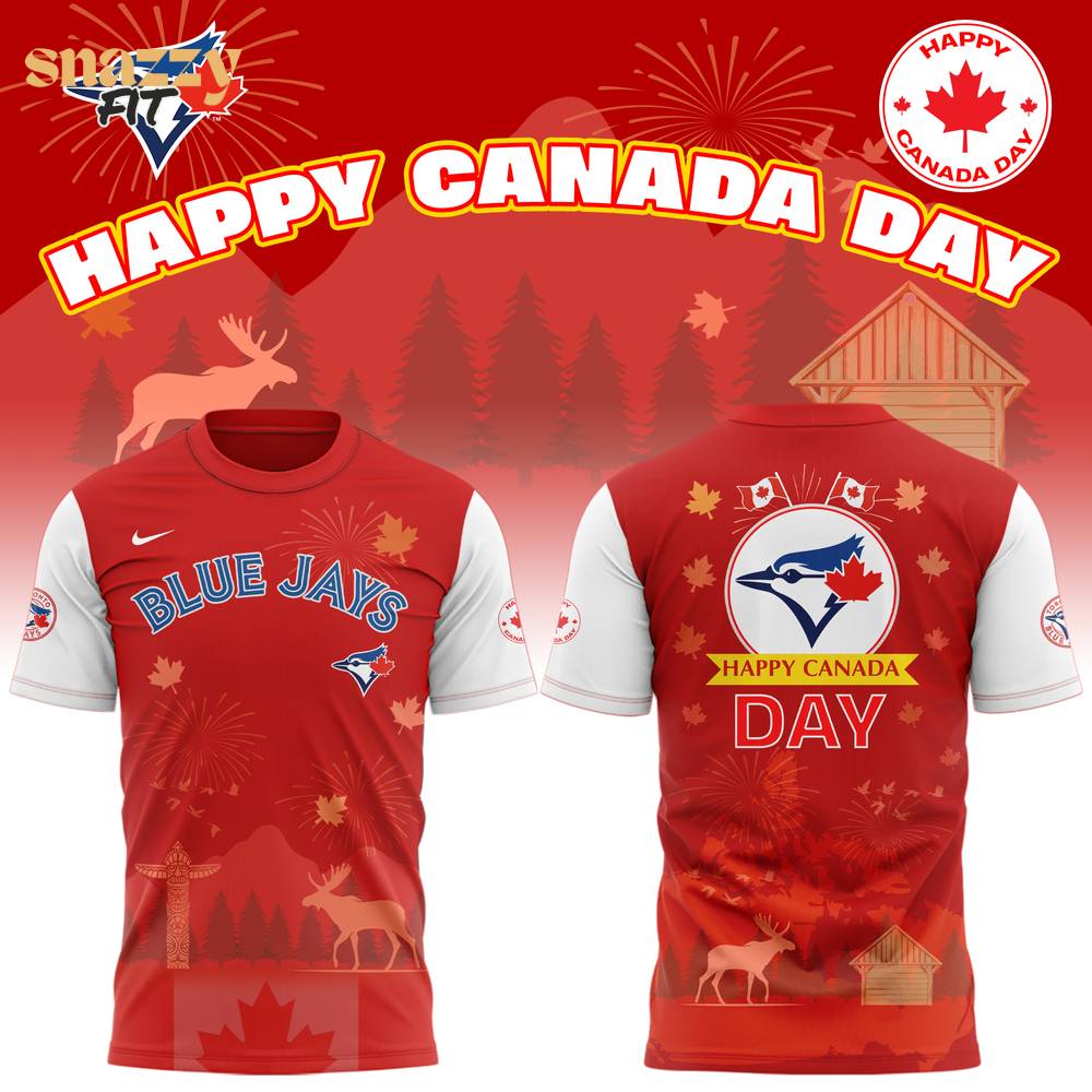 Toronto Blue Jays Happy Canada Day 2025 Limited Edition Tshirt Toronto Blue Jays Happy Canada Day 2025 Limited Edition Tshirt