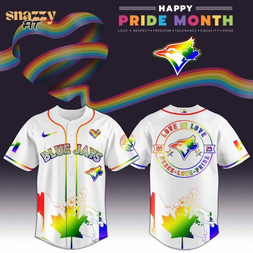 Toronto Blue Jays MLB Happy Pride Month Limited Edition Jersey 2025