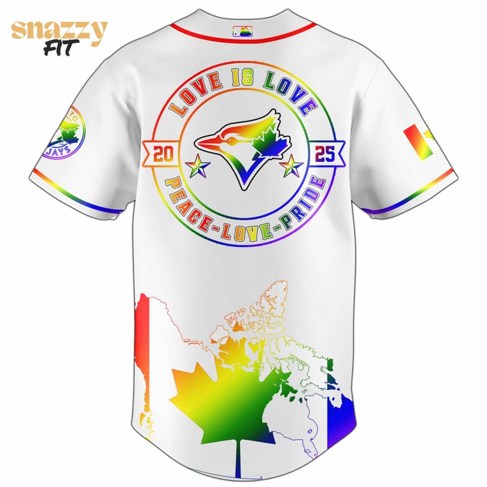 Toronto Blue Jays MLB Happy Pride Month Limited Edition Jersey 2025 Toronto Blue Jays MLB Happy Pride Month Limited Edition Jersey 2025