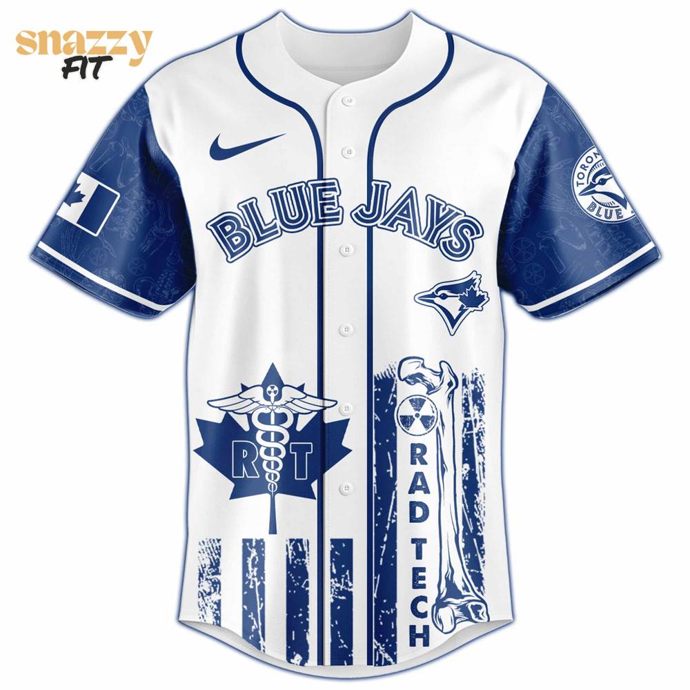 Toronto Blue Jays Radiology Tech Night Exclusive Design Jersey Toronto Blue Jays Radiology Tech Night Exclusive Design Jersey