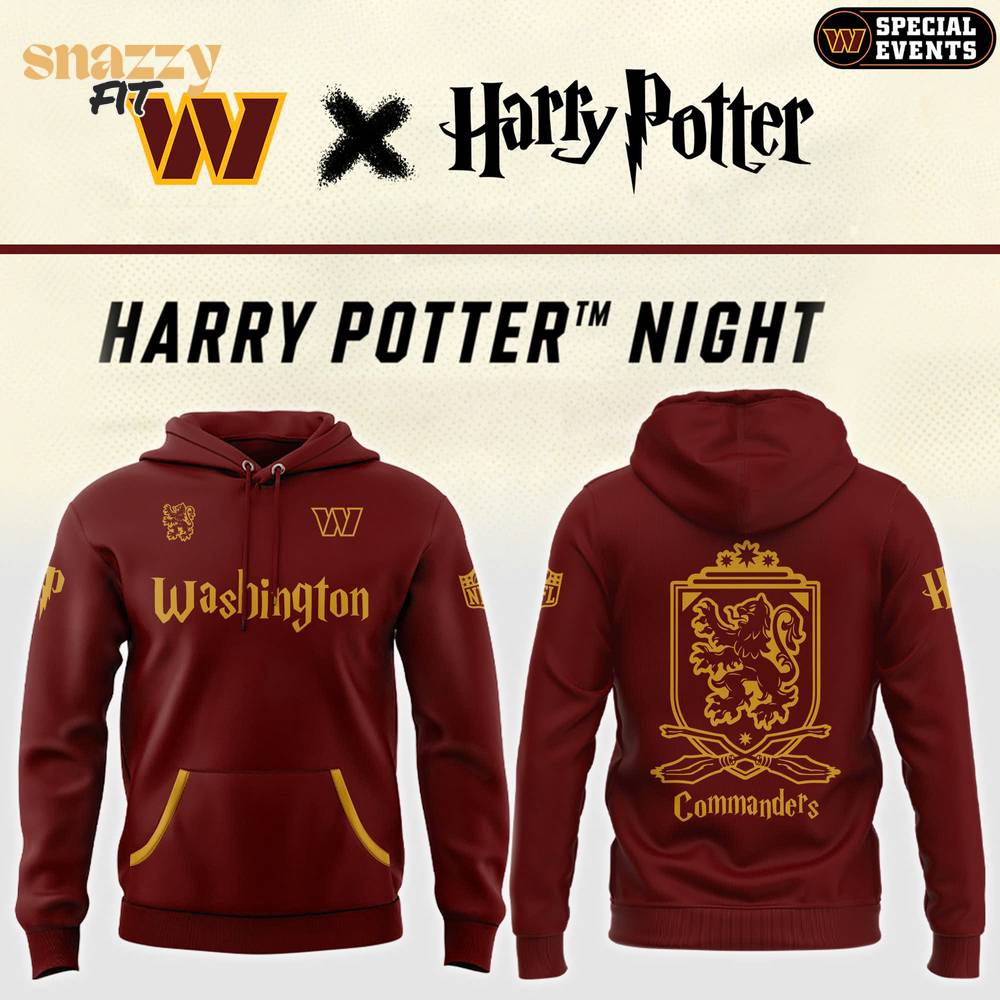Washington Commanders Harry Potter Night Hoodie Washington Commanders Harry Potter Night Hoodie