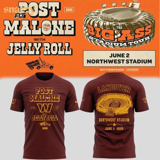 Washington Commanders Special Big Ass Stadium Tour Tshirt