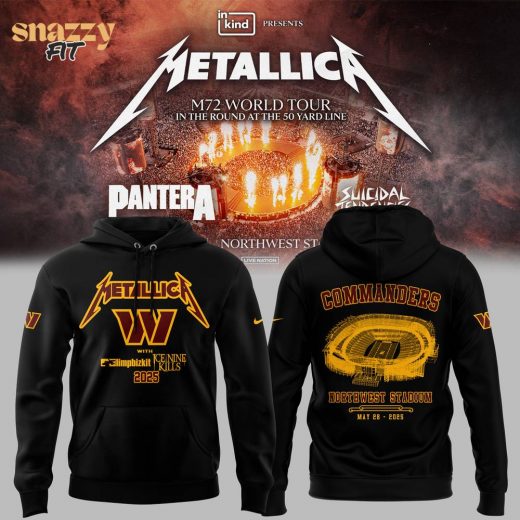 Washington Commanders World Tour Limited Edition Black Hoodie