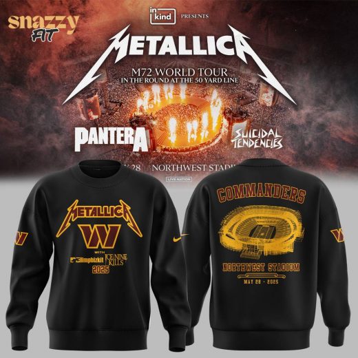 Washington Commanders World Tour Limited Edition Black Sweatshirt