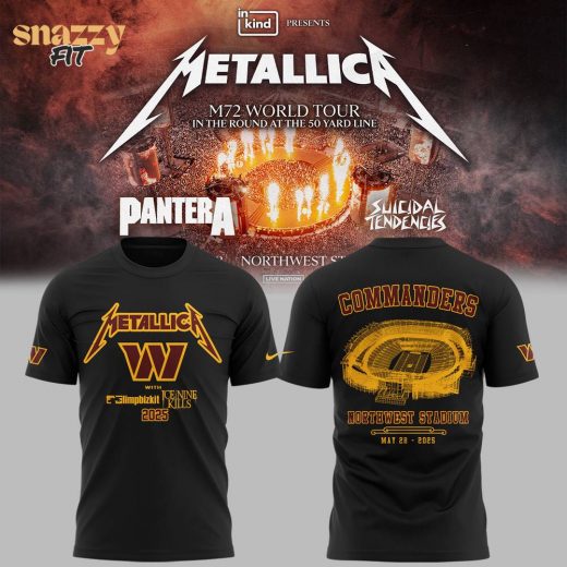 Washington Commanders World Tour Limited Edition Black Tshirt