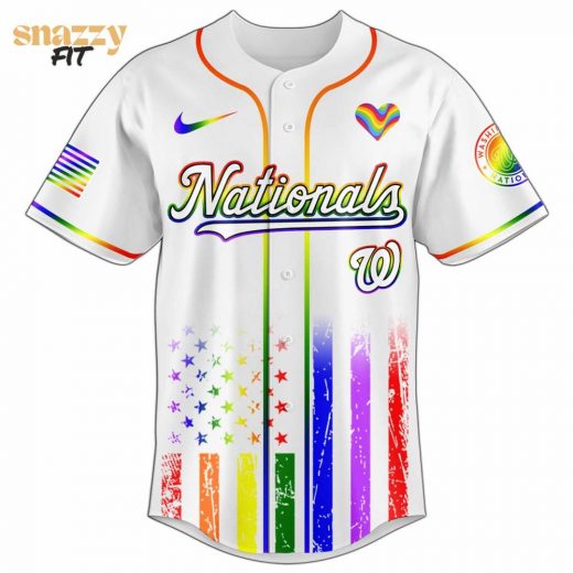 Washington Nationals MLB Happy Pride Month Limited Edition Jersey 2025