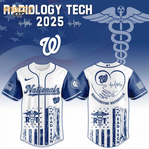 Washington Nationals Radiology Tech Night Exclusive Design Jersey