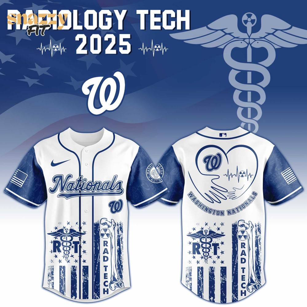 Washington Nationals Radiology Tech Night Exclusive Design Jersey Washington Nationals Radiology Tech Night Exclusive Design Jersey