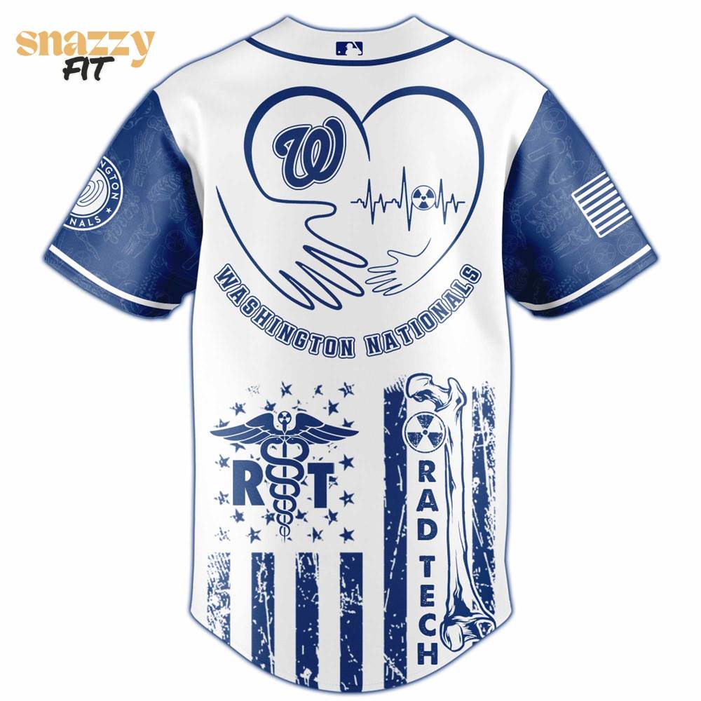Washington Nationals Radiology Tech Night Exclusive Design Jersey Washington Nationals Radiology Tech Night Exclusive Design Jersey