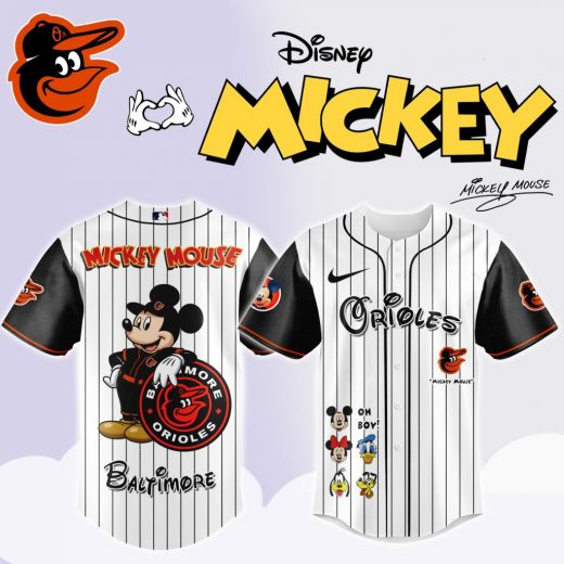 Baltimore Orioles Mickey Mouse And Friends Jersey
