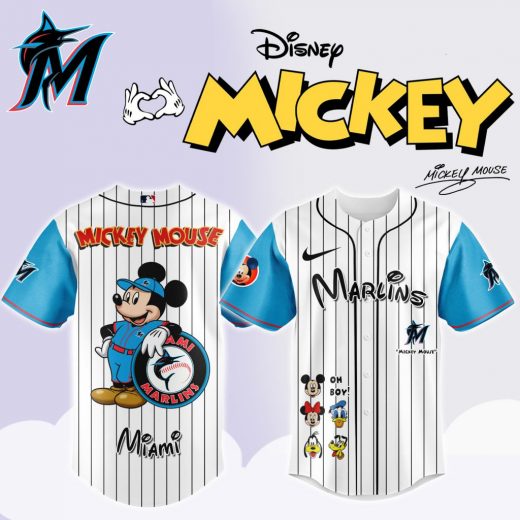 Miami Marlins Mickey Mouse And Friends Jersey
