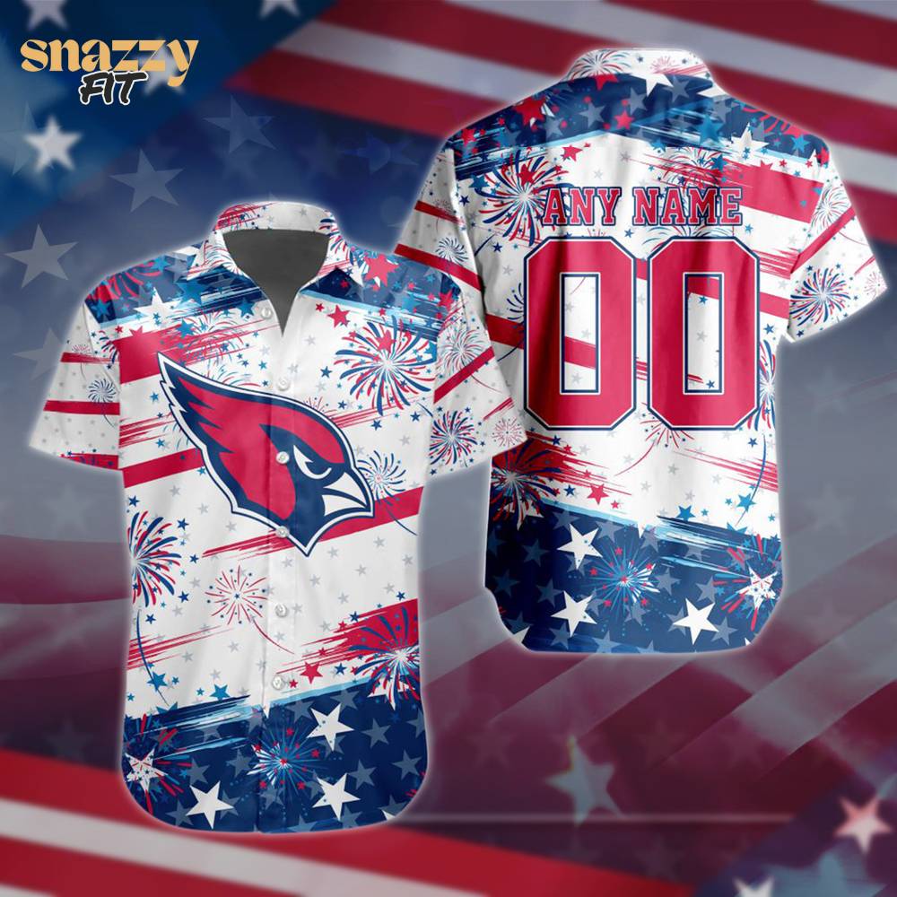 Arizona Cardinals Special Independence Day 4th Of July Hawaiian Shirt Arizona Cardinals Special Independence Day 4th Of July Hawaiian Shirt