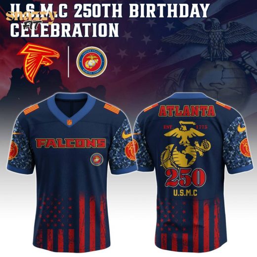 Atlanta Falcons US U.S.M.C 250th Birthday Limited Edition Jersey